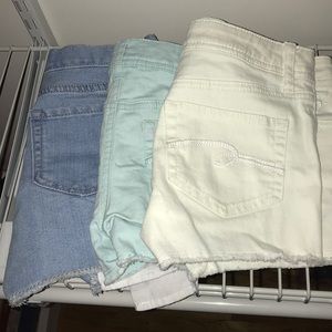 3 pairs of girl shorts